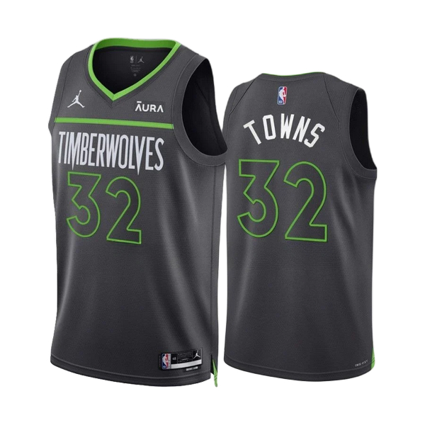 Minnesota Timberwolves Trikot Karl Anthony Towns 32 Jordan 2022-23 Statement Edition Swingman - Herren